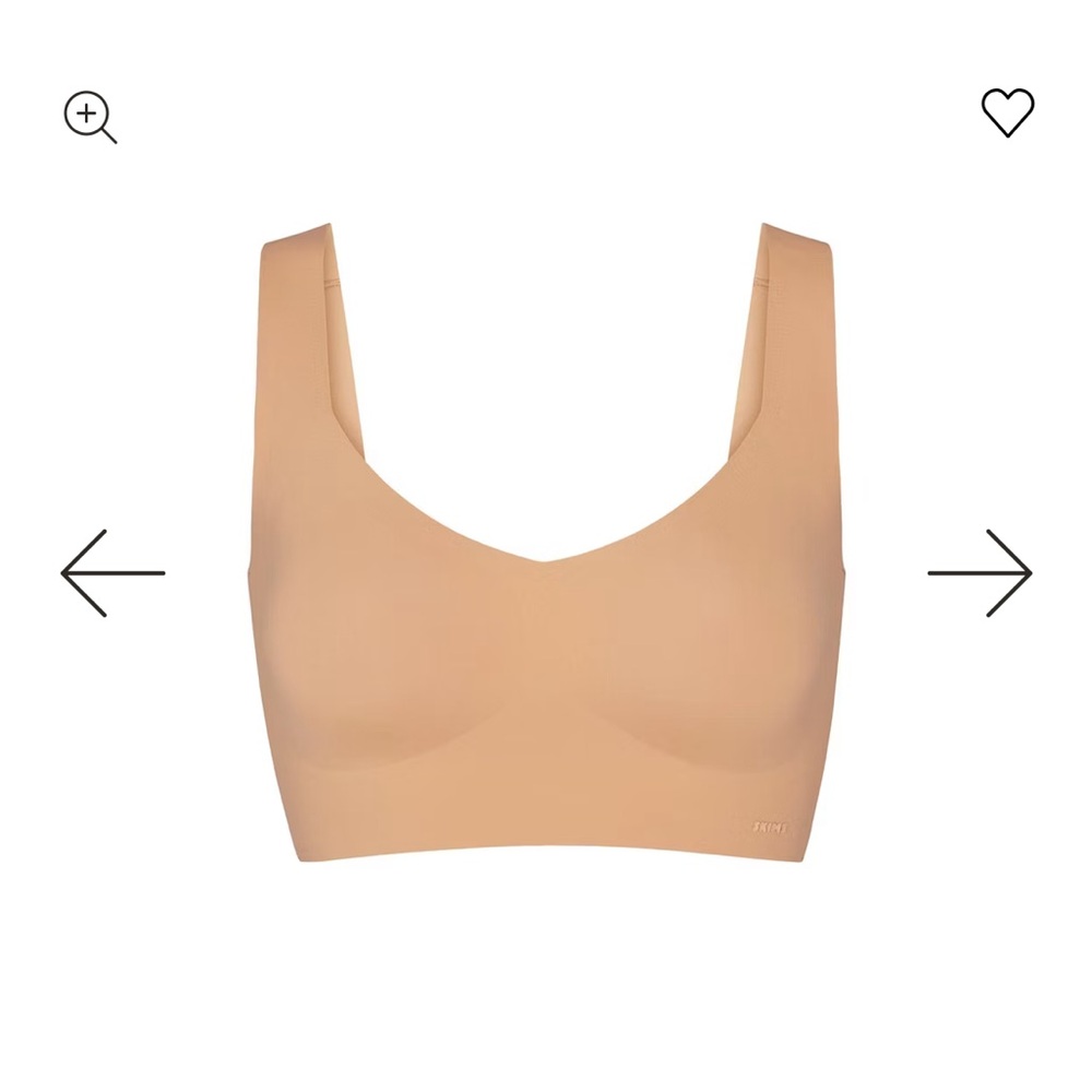 Naked plunge longline bralette